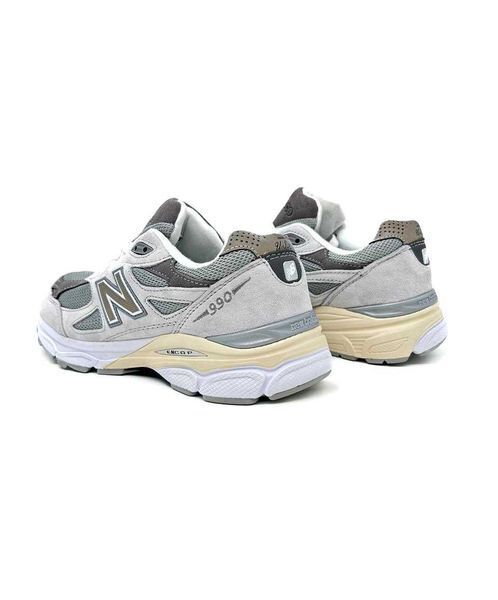 Кросівки NB New Balance 990 Grey Brown 10627-Сірий-36 фото