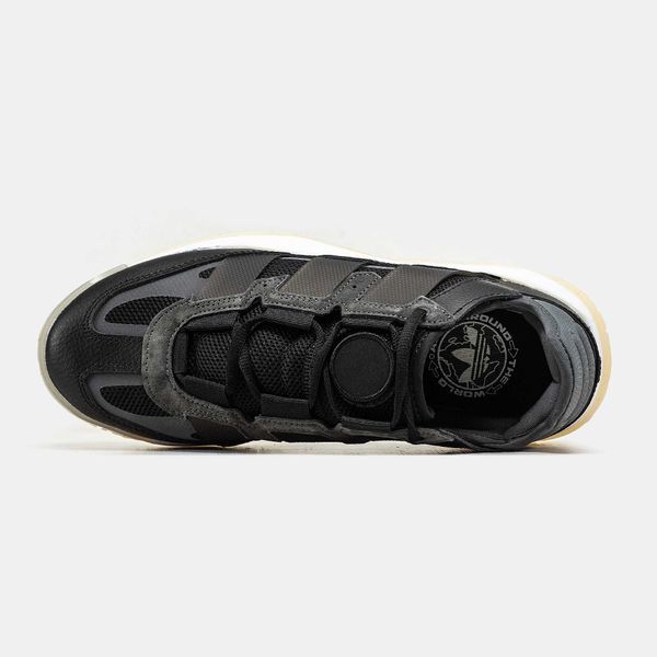 Кросівки Adidas Niteball Black White Gum 05597-Чорний-40 фото