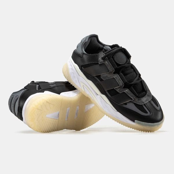 Кросівки Adidas Niteball Black White Gum 05597-Чорний-40 фото