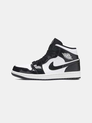 Кросівки Jordan Retro 1 Black White Carbon 06021-Чорний-42 фото