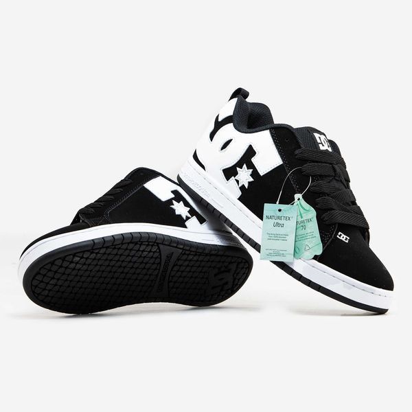 Кросівки DC Shoes Court Graffik Black White 16056-Чорний-36 фото