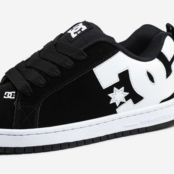 Кросівки DC Shoes Court Graffik Black White 16056-Чорний-36 фото