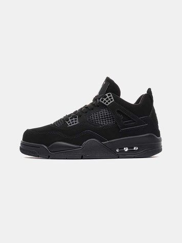 Кросівки Jordan Retro 4 Black Kat 04716-Чорний-36 фото
