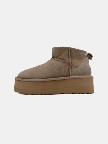 Угги на платформі UGG Ultra Mini Platform Khaki 18598-Хакі-38 фото