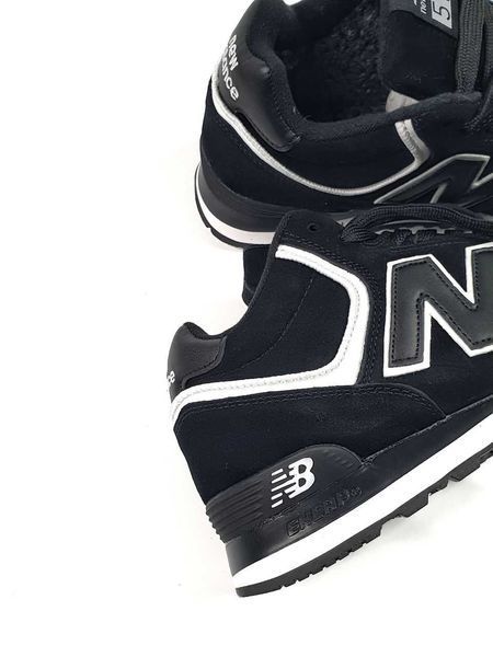 Кросівки New Balance 574 High Black White Winter (зимові) 14530-Чорний-36 фото