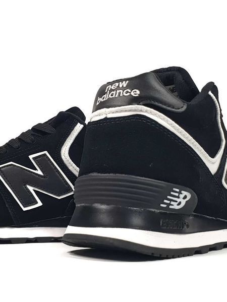 Кросівки New Balance 574 High Black White Winter (зимові) 14530-Чорний-36 фото
