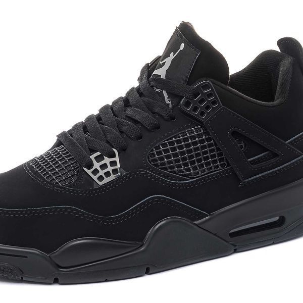 Кросівки Jordan Retro 4 Black Kat 04716-Чорний-36 фото