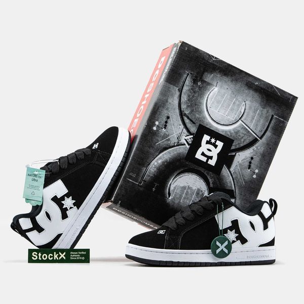 Кросівки DC Shoes Court Graffik Black White 16056-Чорний-37 фото