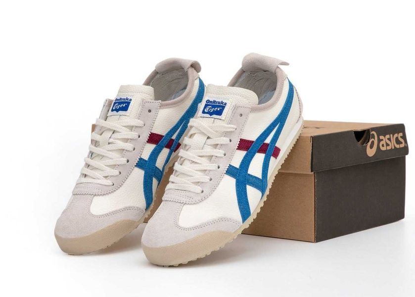 Кросівки Asics Onitsuka Tiger Mexico 66 White Blue Red 17524-Білий-36 фото
