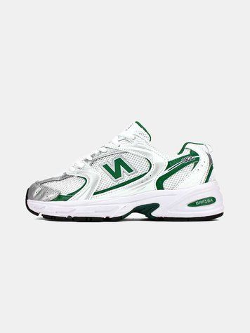 Кросівки New Balance 530 White Green Silver Premium 09012-Зелений-36 фото
