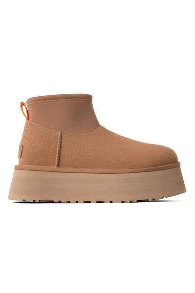 Угги на платформі UGG Classic Mini Dipper Chestnut 18648-Каштановий-36 фото