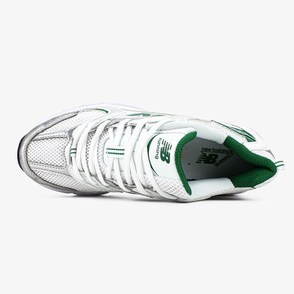 Кросівки New Balance 530 White Green Silver Premium 09012-Зелений-36 фото