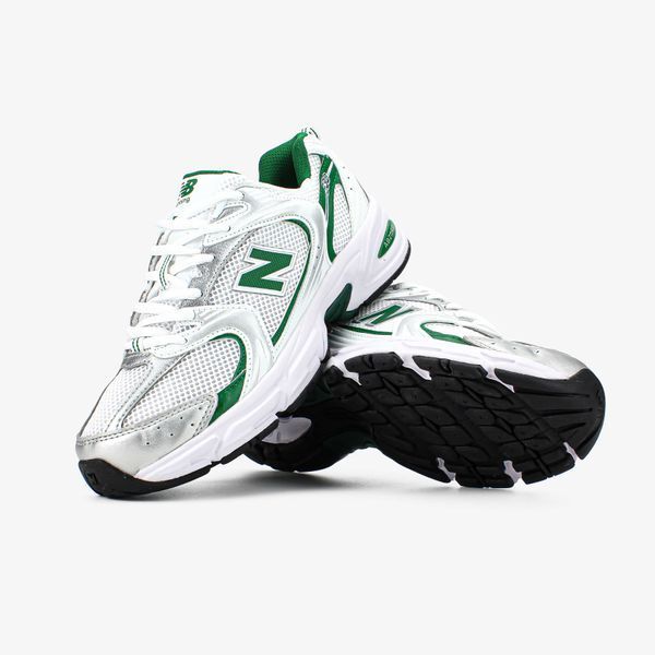 Кросівки New Balance 530 White Green Silver Premium 09012-Зелений-36 фото
