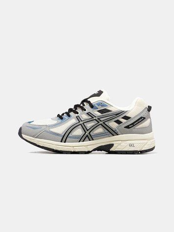 Кросівки Asics Gel Venture 6 White Grey Black 12561-Сірий-36 фото