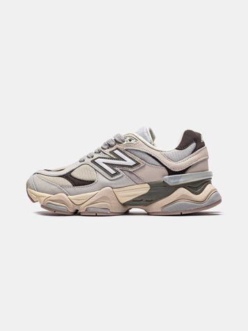 Кросівки New Balance 9060 Grey matter Timberwolf Covert green 11839-Кремовий-36 фото