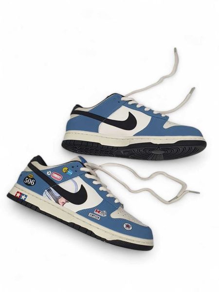 Кросівки Nike SB Dunk Low Racing Buggy Sand Scorcher University Blue Black 14641-Блакитний-36 фото