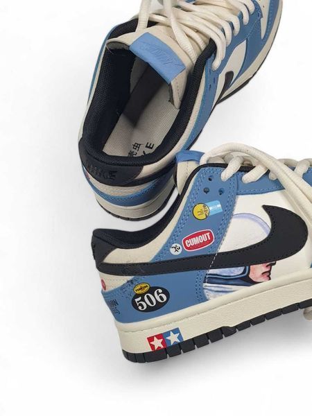 Кросівки Nike SB Dunk Low Racing Buggy Sand Scorcher University Blue Black 14641-Блакитний-36 фото