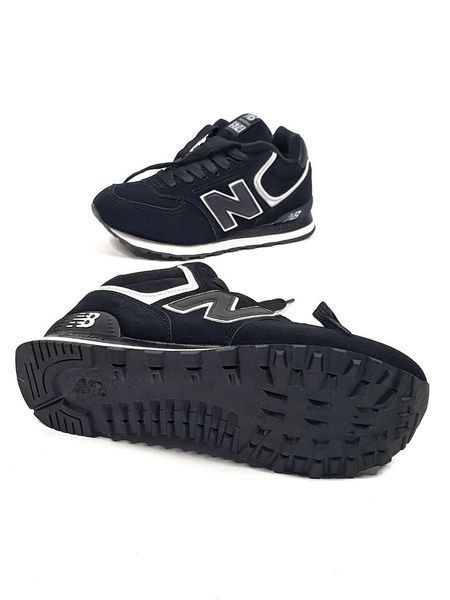Кросівки New Balance 574 High Black White Winter (зимові) 14530-Чорний-37 фото