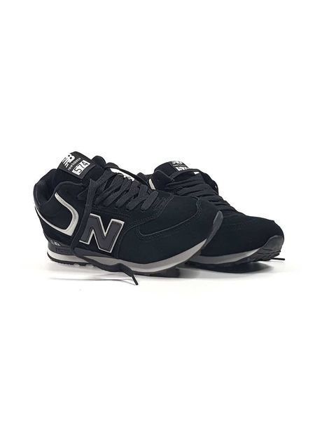 Кросівки New Balance 574 High Black White Winter (зимові) 14530-Чорний-37 фото