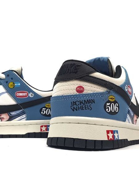 Кросівки Nike SB Dunk Low Racing Buggy Sand Scorcher University Blue Black 14641-Блакитний-36 фото