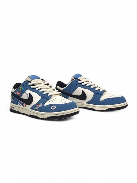Кросівки Nike SB Dunk Low Racing Buggy Sand Scorcher University Blue Black 14641-Блакитний-36 фото