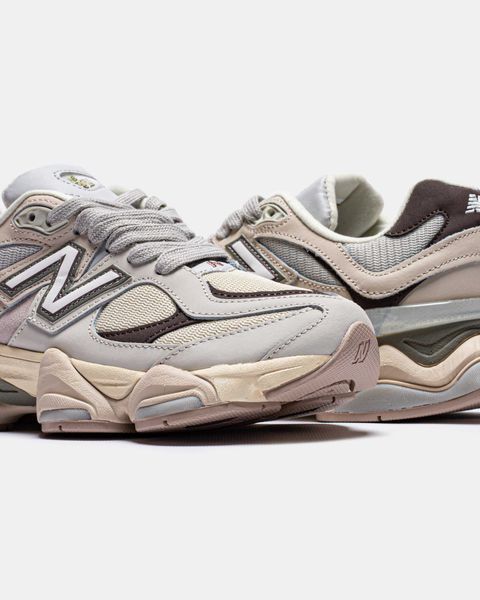 Кросівки New Balance 9060 Grey matter Timberwolf Covert green 11839-Кремовий-36 фото