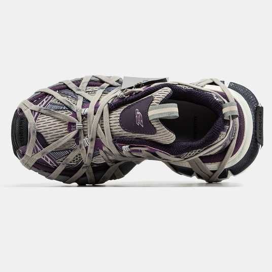 定価【174,900円】BALENCIAGA 3XL 41サイズ 替え紐あり Купити Кросівки Balenciaga 3XL Extreme Lace Grey Purple 20626