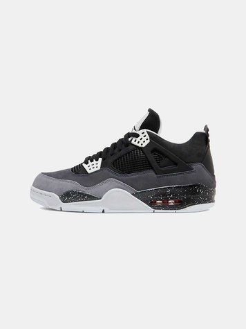 Кросівки Jordan 4 Retro SE Fear Black White Grey 11659-Чорний-37 фото