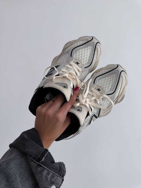 Кросівки New Balance 9060 Cream Black Silver 13683-Кремовий-36 фото