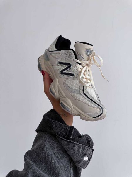 Кросівки New Balance 9060 Cream Black Silver 13683-Кремовий-36 фото