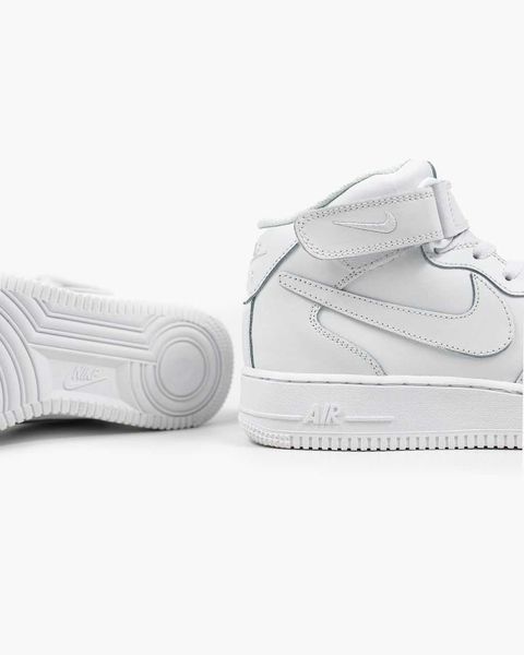 Кросівки Nike Air Force High White Winter Fur (зимові) 07504-Білий-36 фото