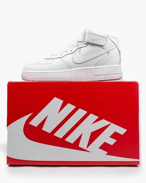 Кросівки Nike Air Force High White Winter Fur (зимові) 07504-Білий-36 фото