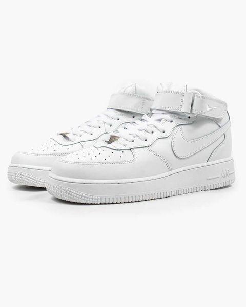 Кросівки Nike Air Force High White Winter Fur (зимові) 07504-Білий-36 фото