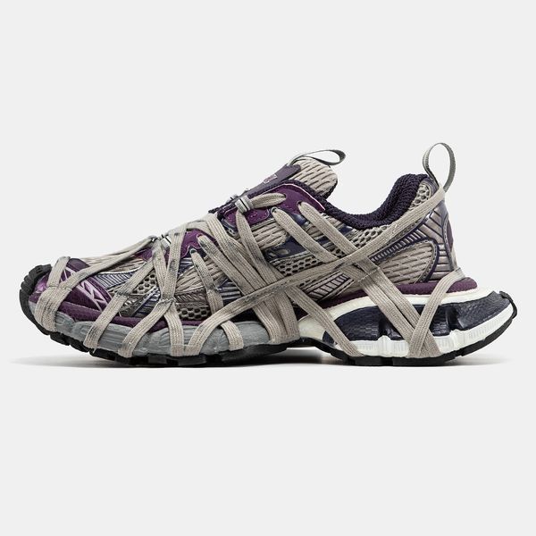 Кросівки Balenciaga 3XL Extreme Lace Grey Purple 20626-Сірий-37 фото