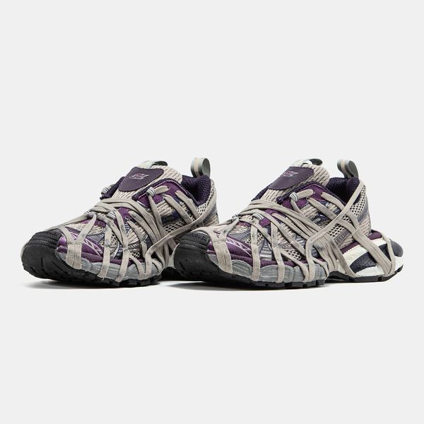 Кросівки Balenciaga 3XL Extreme Lace Grey Purple 20626-Сірий-37 фото
