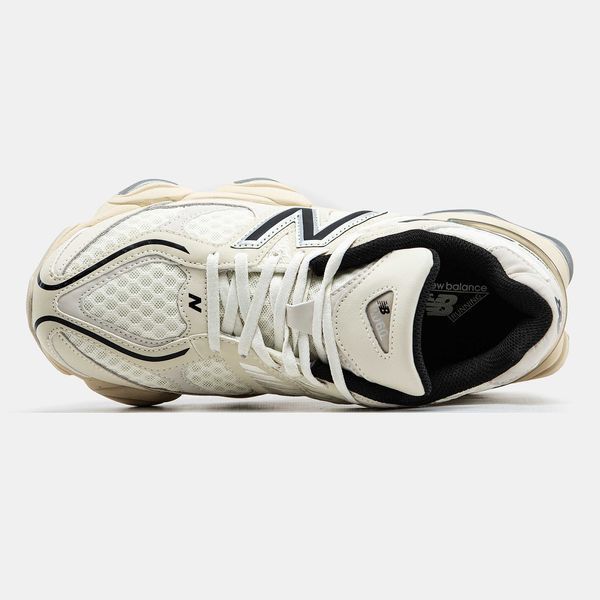 Кросівки New Balance 9060 Cream Black Silver 13683-Кремовий-36 фото