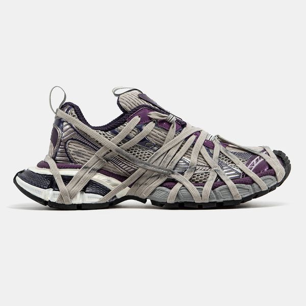 Кросівки Balenciaga 3XL Extreme Lace Grey Purple 20626-Сірий-37 фото