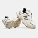 Кросівки New Balance 9060 Cream Black Silver 13683-Кремовий-36 фото 3