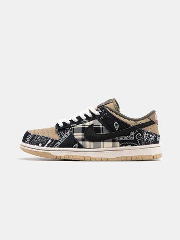 Кросівки Nike SB Dunk Low x Travis Scott Cactus Jack 04726-Бежевий-36 фото