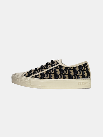 Dior Low Logo White Black 05741-36 фото