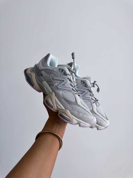 Кросівки New Balance 9060 Grey Beige Pink 14884-Сірий-36 фото