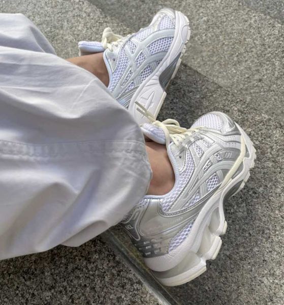 Кросівки Asics Gel-Kayano 14 White Silver 12184-Білий-36 фото