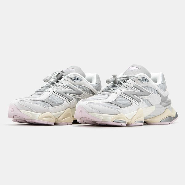 Кросівки New Balance 9060 Grey Beige Pink 14884-Сірий-36 фото