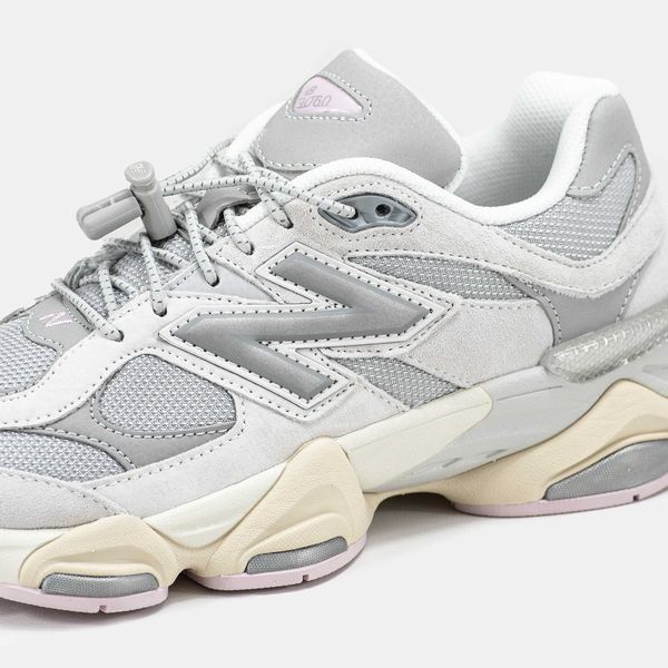Кросівки New Balance 9060 Grey Beige Pink 14884-Сірий-36 фото