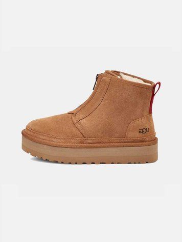 Угги UGG Neumel Platform Zipper Chestnut 14023-Каштановий-37 фото