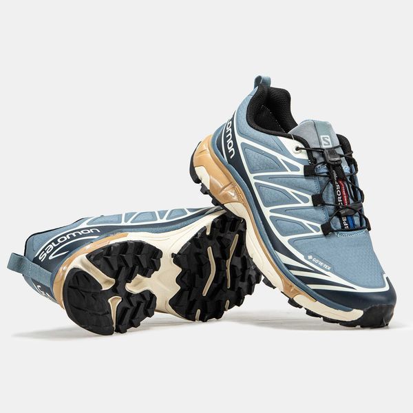 Кросівки Salomon XT-6 Adv Dover Blue Beige Gore-Tex (гортекс) 17989-Синій-40 фото