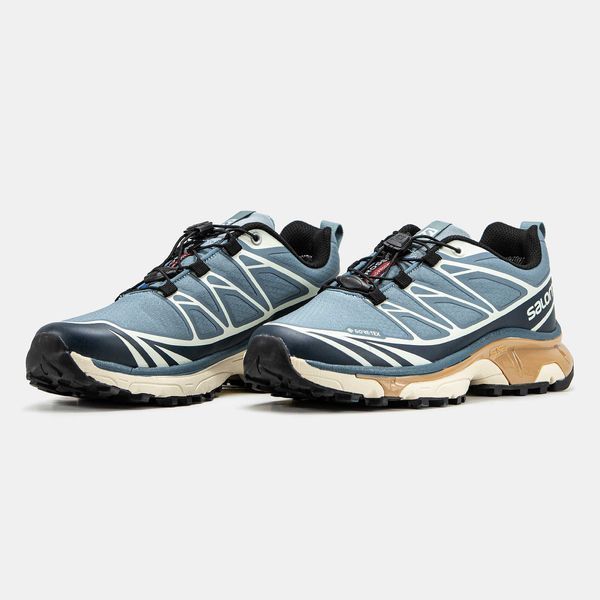 Кросівки Salomon XT-6 Adv Dover Blue Beige Gore-Tex (гортекс) 17989-Синій-40 фото