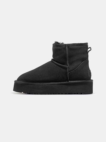 Угги на платформі UGG Mini Black Platform 14544-Чорний-39 фото