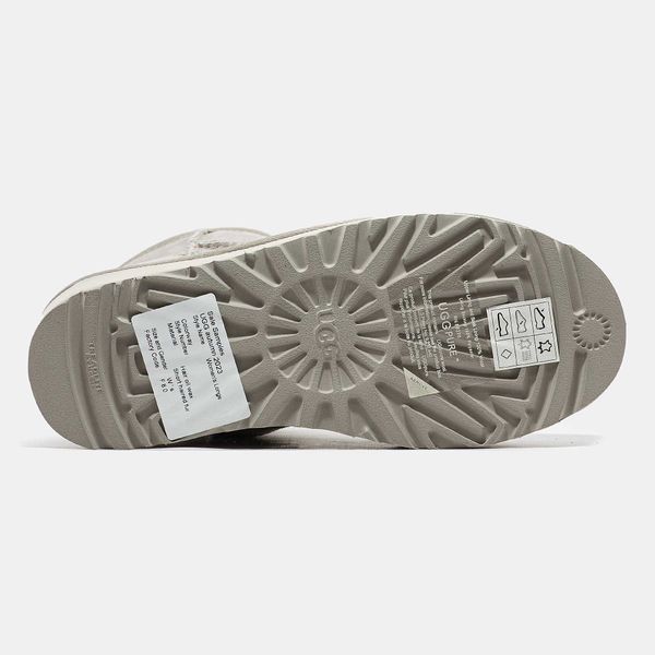 Угги на платформі UGG Ultra Mini Platform Light Grey 13616-Сірий-36 фото