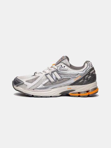Кросівки New Balance 1906 White Grey Orange 16521-Сріблястий-38 фото